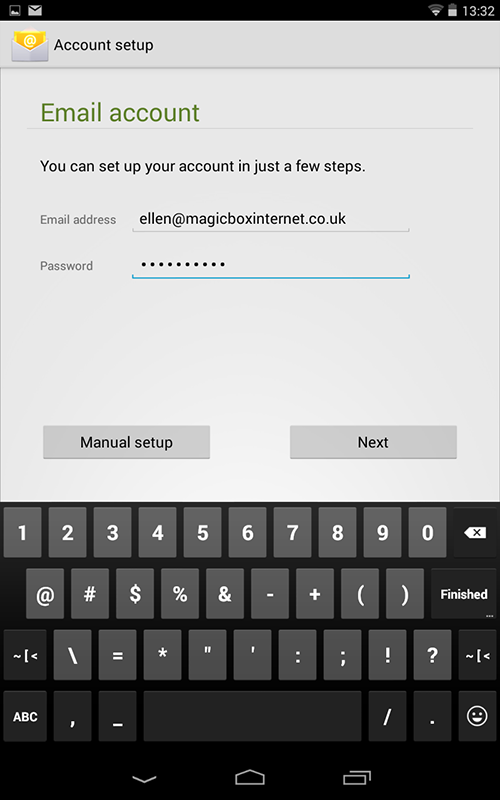 Android Account Details