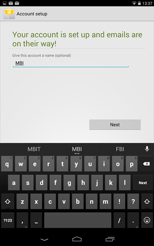 Android Account Name