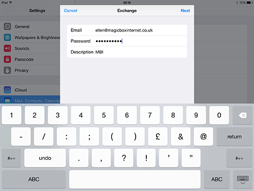 IOS Account Details