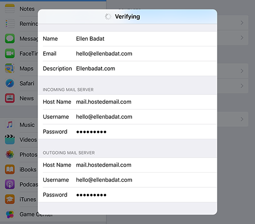 Verifying