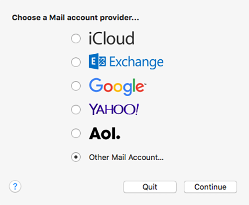 Mac Mail IMAP Setup
