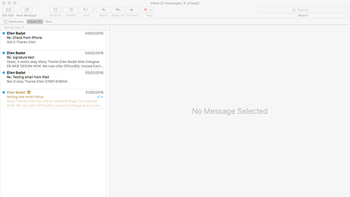Mac Mail POP Mail