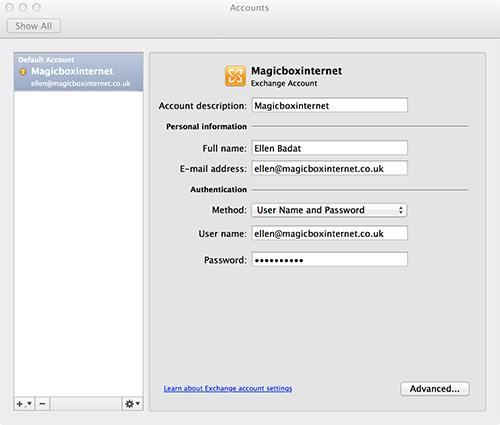 Outlook for Mac Account Setup