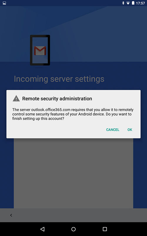 Android Remote Security Administration