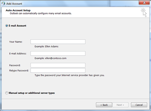 Outlook Details Screen