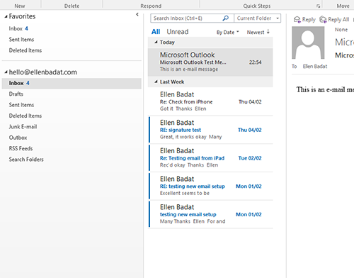 Windows Outlook POP Set up